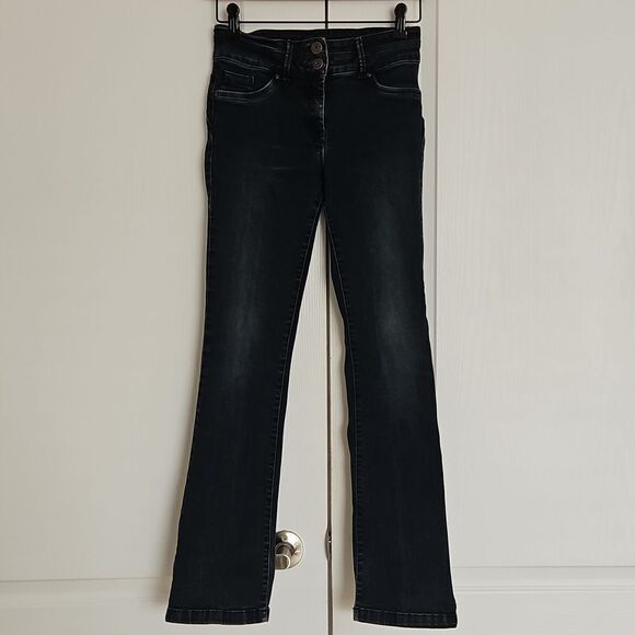 Next Jeans Women's Stretchy Bootcut Lift, Slim & Shape Mid-Rise Flared Jeans 4 - Picture 2 of 16